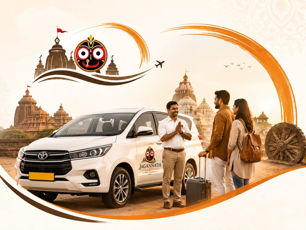 Travel guests welcomed by Jagannath Aaroh Tour Operator