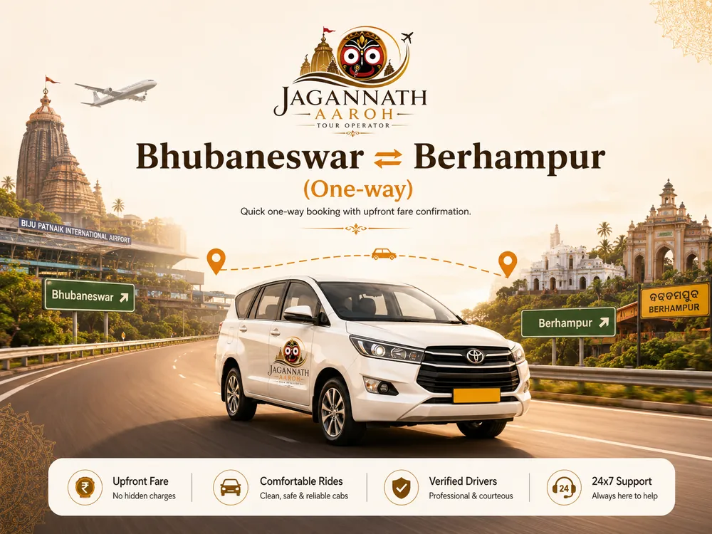 Bhubaneswar to Berhampur cab booking